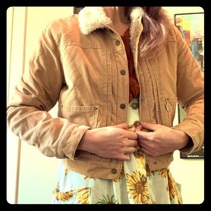 Levi’s corduroy Sherpa jacket with fake fur lining